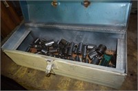 Metal Tool Box with Sockets