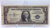 1935F $1 Silver Certificate OFF CENTER