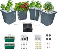 $160--4 Hydroponic Buckets Kit for Plants