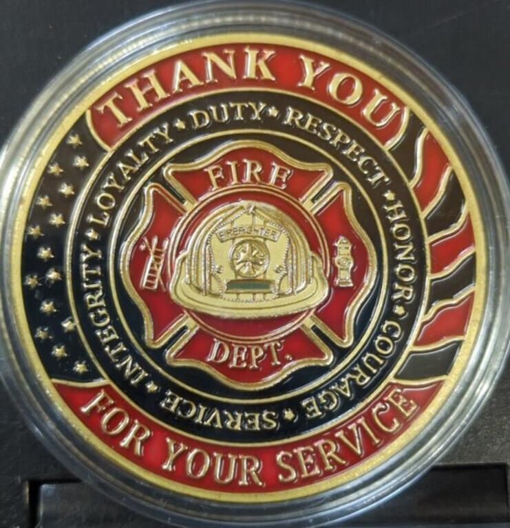 Firefighter thank you for your service. Challenge