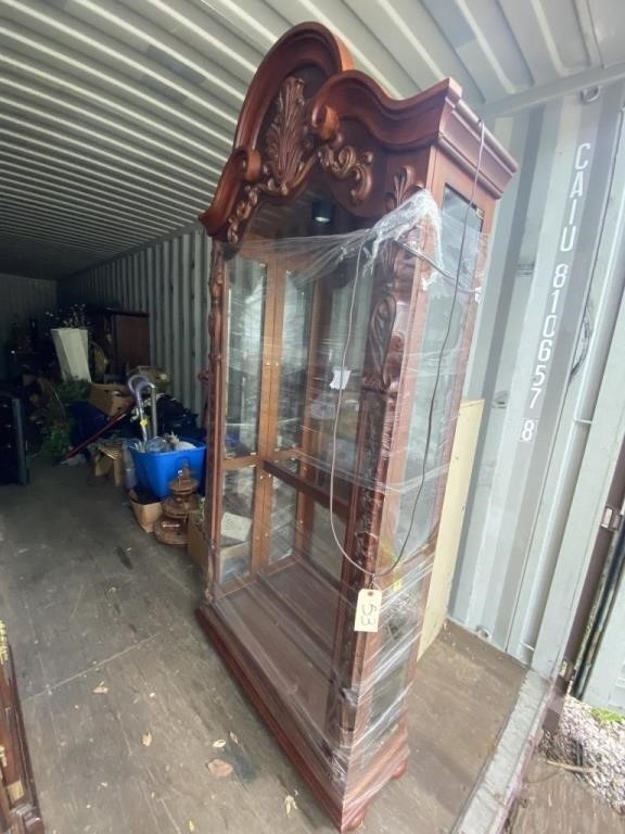 Lighted China Cabinet 40"L x 14"W x 92"H