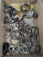 Costume jewelry bracelets and necklaces