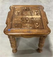 Wooden end table-28x23x20