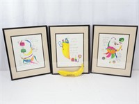 3pc Framed Brian Andreas Story People