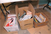 (3) Boxes Books & Magazines
