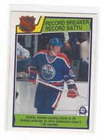 WAYNE GRETZKY 1983-84 OPC #212 RECORD BREAKER