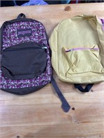 Jansport backpack and misc backpack