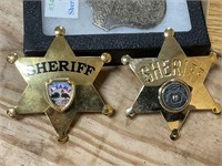 Two Fantasy Sheriff Badges