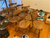 6 dining chair lot