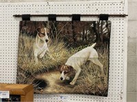 MANUAL WOOD WORKER AND WEAVERS WALL TAPESTRY