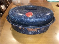 Vintage Granite Ware Roasting Pot