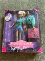 Vintage Barbie & Ken Olympic Skater 1998