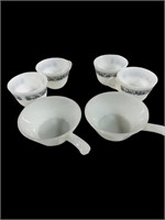 Nice set of mugs and matching soup bowls