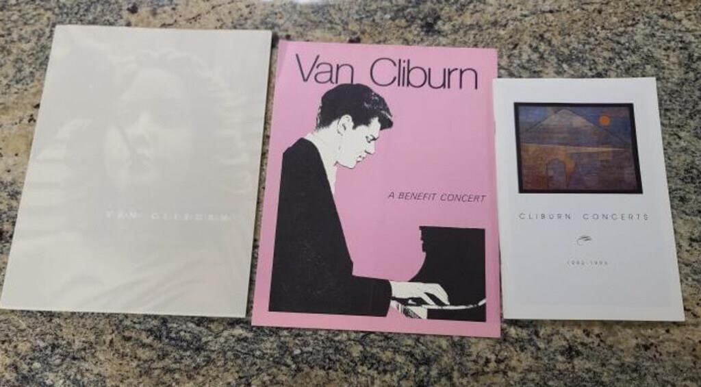 Vintage Van Cliburn Concert Programs (1969, '90's)