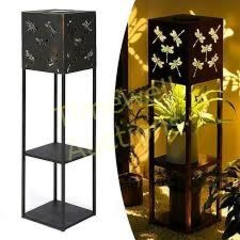 Dragonfly Solar Pathway Lights  Metal Stand