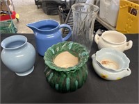Various Coffee Cups, Dishes, Vases