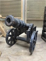 Cast Iron Replica RMI Cannon 18"