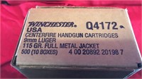 Winchester 9MM FMJ 500 Rounds