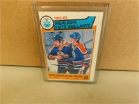 1983-84 OPC Gretzky / Messier #23 Highlight Card