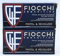 100 Rounds Of FIOCCHI 9mm Luger Ammunition