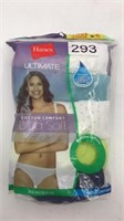 New 6pr Hanes Womens Brief Panties Ultra Soft
