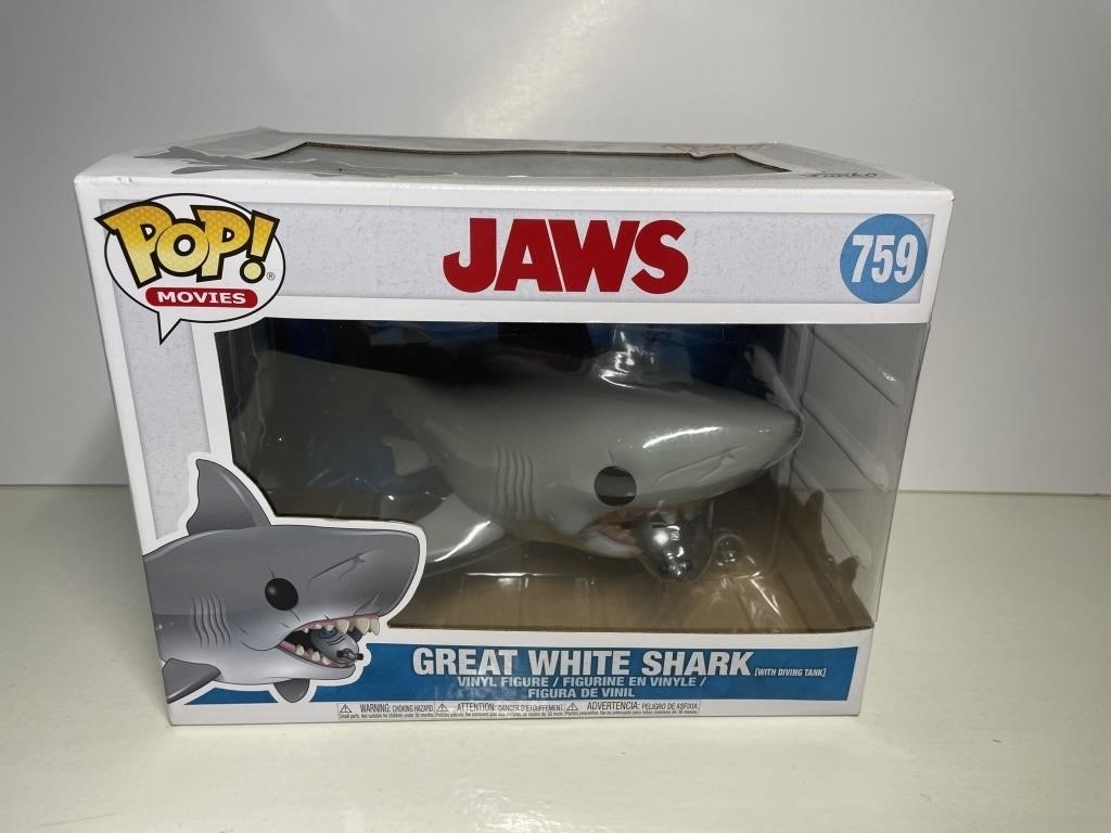 JAWS 759 Funko Pop, Great White Shark