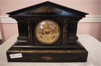 Mantle Clock, Ansonia Clock Co, in Cast Iron Case