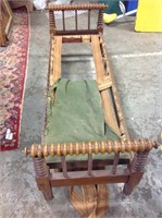 EARLY WOODEN COT