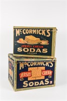 LOT OF 2 McCORMICK'S JERSEY CREAM SODAS BOXES