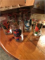 Entire set of 12 days of Christmas glasses