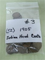 (52) 1905 Indian Head Cents