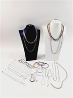 10.90 OZT Sterling Silver Jewelry