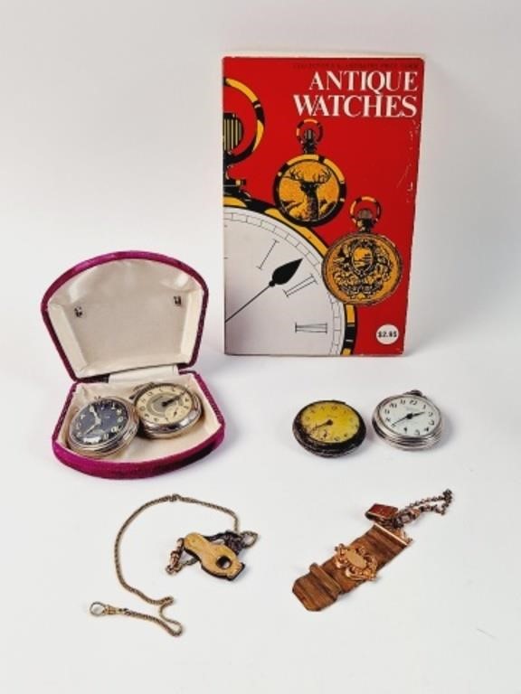 Vintage Pocket Watches & Victorian Cigar Cutter