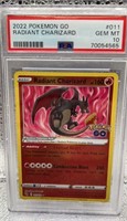 2022 Pokémon Go Radiant Charizard PSA 10