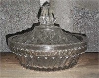 VINTAGE INDIANA GLASS CANDY DISH