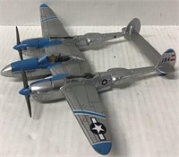 P38 PLASTIC TOY PLANE VIRGINIA MARIE MARGARET