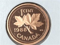 1988 1 Cent Proof