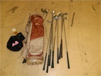 Datrek Golf Bags and Assorted Clubs