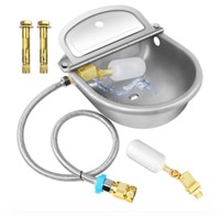 $40 Automatic Pet Water Bowl Stainless Steel Kit