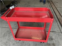 Rolling Red Tool Cart
