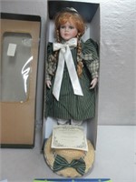 ANNE OF GREEN GABLES PORCELAIN DOLL WITH