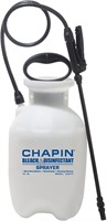 Chapin Disinfectant Bleach Sprayer,1 G,Trans White