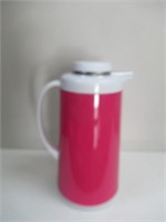 Pink & White Coffee Thermos w/Spout