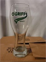 12 O'GRIFF'S 23 OZ BEER GLASSES