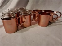 Tito's Homemade Vodka Copper mugs