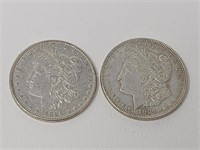 1886 & 1921 MORGAN DOLLARS
