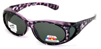 WF6594  V.W.E. Polarized Fit Over Heart Sunglasses