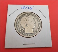 1895 Barber 50 Cent Coin