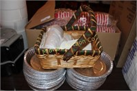 BOX OF COKE DISPOSEABLE CUPS/  ALUM PIE PANS / BAS