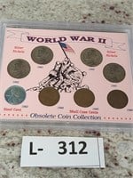 World War 2 Set silver nickels/cents